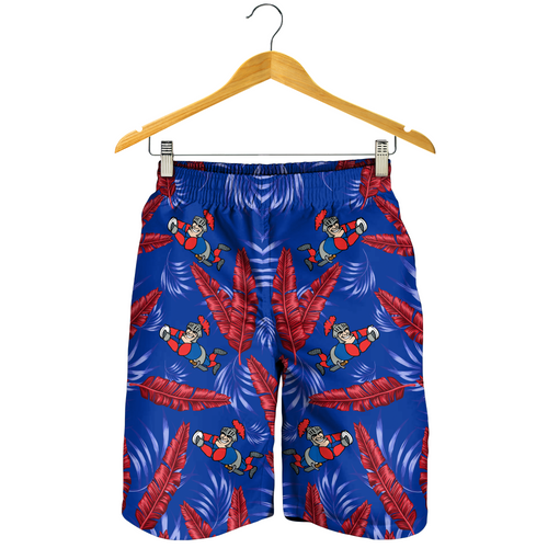 Newcastle Knights Men Short - Tropical Patterns Newcastle Knights Men Short - Tropical Patterns