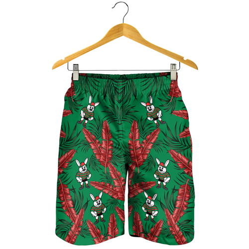 South Sydney Rabbitohs Men Short - Tropical Patterns South Sydney Rabbitohs Men Short - Tropical Patterns