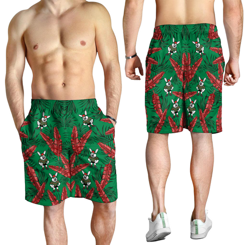 South Sydney Rabbitohs Men Short - Tropical Patterns South Sydney Rabbitohs Men Short - Tropical Patterns