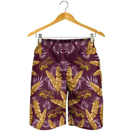 Brisbane Broncos Men Short - Tropical Patterns Brisbane Broncos Men Short - Tropical Patterns