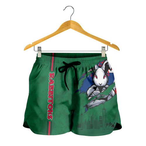 South Sydney Rabbitohs Women Shorts - Happy Australia Day Flag Scratch Style South Sydney Rabbitohs Women Shorts - Happy Australia Day Flag Scratch Style