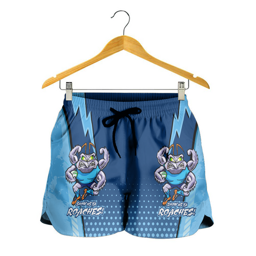 New South Wales Blues Women Shorts - Custom State Of Origin 2024 Show Us Ya Roaches!