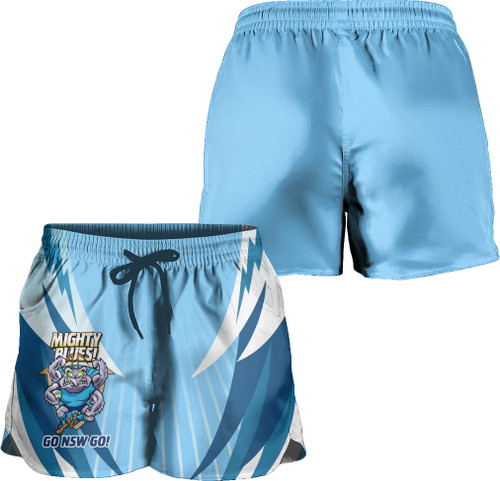 New South Wales Blues Women Shorts - Custom State Of Origin 2024 Passionate Fan Born To Win Ver 2 New South Wales Blues Women Shorts - Custom State Of Origin 2024 Passionate Fan Born To Win Ver 2