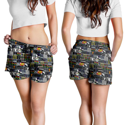 Penrith Panthers Women Shorts - Team Of Us Die Hard Fan Supporters Comic Style