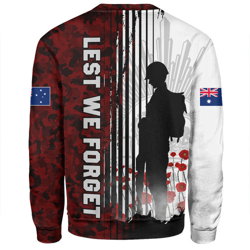 Australia Sweatshirt Spirit Of Remembrance Day Lest We Forget Australia Sweatshirt Spirit Of Remembrance Day Lest We Forget