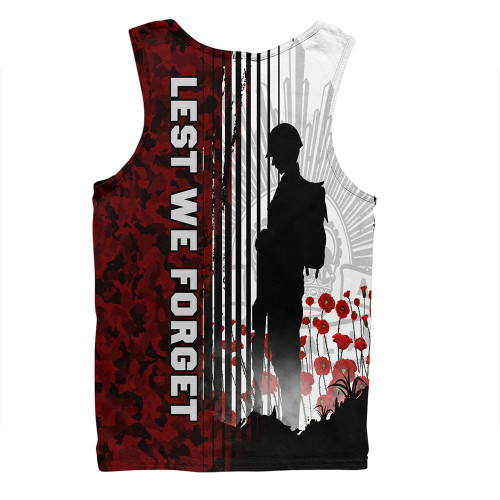 Australia Men Singlet Spirit Of Remembrance Day Lest We Forget Australia Men Singlet Spirit Of Remembrance Day Lest We Forget