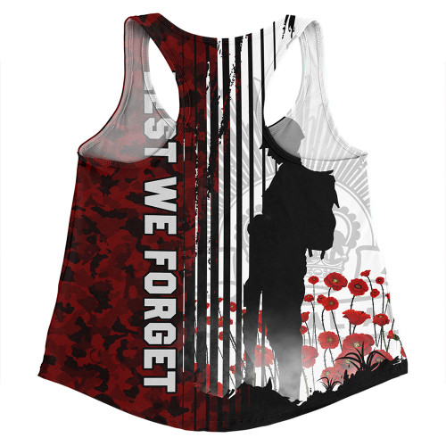 Australia Women Racerback Singlet Spirit Of Remembrance Day Lest We Forget Australia Women Racerback Singlet Spirit Of Remembrance Day Lest We Forget