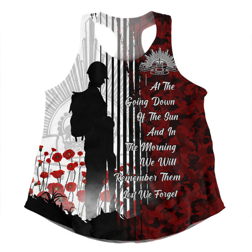 Australia Women Racerback Singlet Spirit Of Remembrance Day Lest We Forget Australia Women Racerback Singlet Spirit Of Remembrance Day Lest We Forget