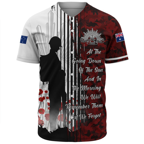 Australia Baseball Shirt Spirit Of Remembrance Day Lest We Forget Australia Baseball Shirt Spirit Of Remembrance Day Lest We Forget