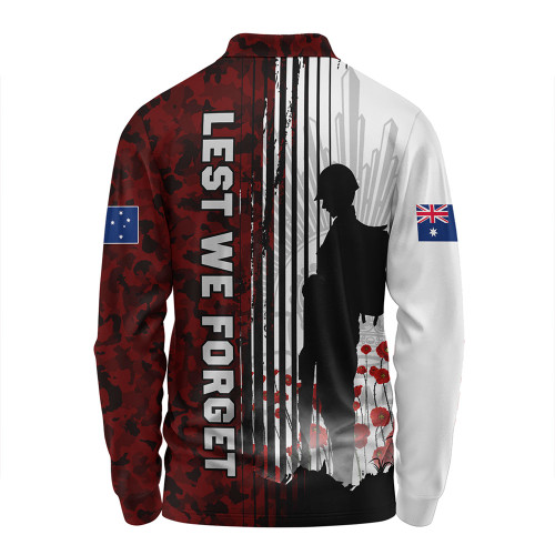 Australia Long Sleeve Polo Shirt Spirit Of Remembrance Day Lest We Forget Australia Long Sleeve Polo Shirt Spirit Of Remembrance Day Lest We Forget