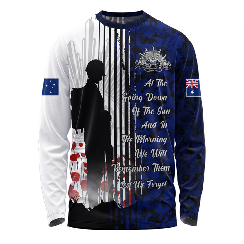 Australia Long Sleeve T-shirt Spirit Of Remembrance Day Lest We Forget Australia Long Sleeve T-shirt Spirit Of Remembrance Day Lest We Forget