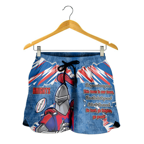 Newcastle Knights Women Shorts - Theme Song Newcastle Knights Women Shorts - Theme Song