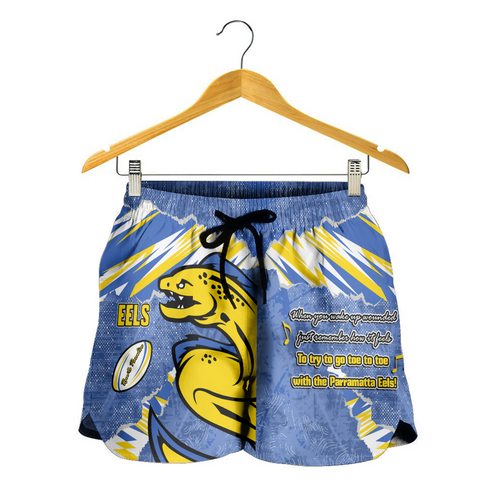 Parramatta Eels Women Shorts - Theme Song Parramatta Eels Women Shorts - Theme Song