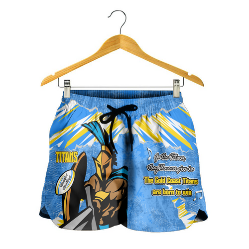 Gold Coast Titans Women Shorts - Theme Song Gold Coast Titans Women Shorts - Theme Song