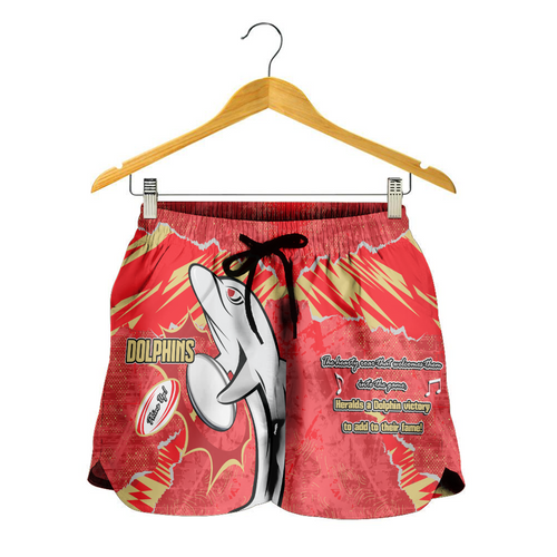 Redcliffe Dolphins Women Shorts - Theme Song