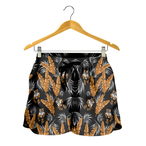 Wests Tigers Women Shorts - Tropical Patterns