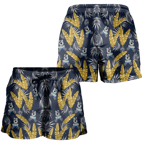 North Queensland Cowboys Women Shorts - Tropical Patterns North Queensland Cowboys Women Shorts - Tropical Patterns