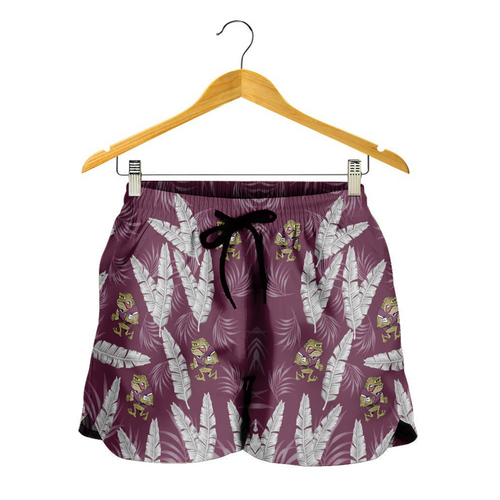 Queensland Maroons Women Shorts - Tropical Patterns
