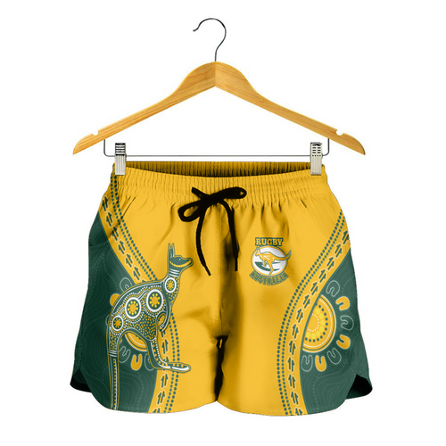 Australia Wallabies Women Shorts - Custom Go Wallabies Aboriginal Inspired Jersey Australia Wallabies Women Shorts - Custom Go Wallabies Aboriginal Inspired Jersey