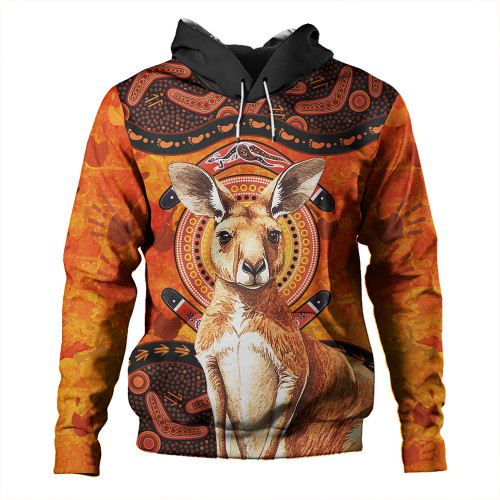 Indigenous Australian Aboriginal Hoodie Kangaroo Spirit Dreaming Indigenous Australian Aboriginal Hoodie Kangaroo Spirit Dreaming