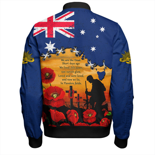 Australia Bomber Jacket Remembrance Day Fields Of Poppies Honoring The Fallen Australia Bomber Jacket Remembrance Day Fields Of Poppies Honoring The Fallen