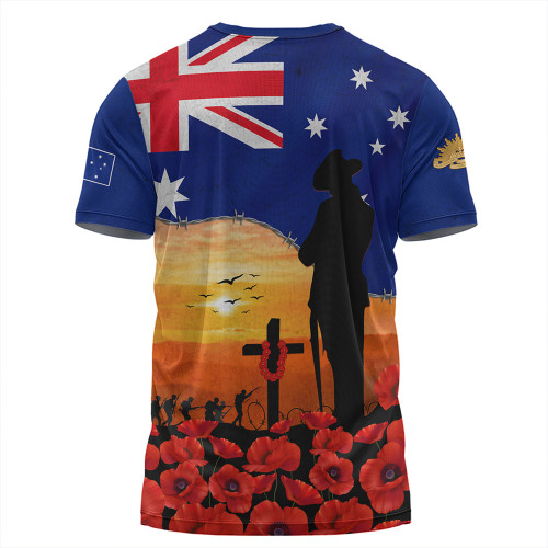 Australia T-Shirt Lest We Forget Remembrance Day Tribute Australia T-Shirt Lest We Forget Remembrance Day Tribute