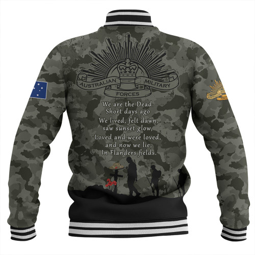 Australia Baseball Jacket Remembrance And Valor Lest We Forget The Fallen Australia Baseball Jacket Remembrance And Valor Lest We Forget The Fallen