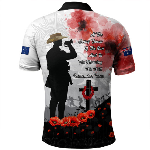 Australia Polo Shirt Blood And Honor Remembrance Day Tribute Australia Polo Shirt Blood And Honor Remembrance Day Tribute