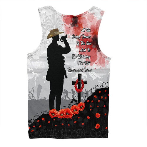 Australia Men Singlet Blood And Honor Remembrance Day Tribute Australia Men Singlet Blood And Honor Remembrance Day Tribute