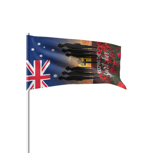 Australia Flag Parade Anzac Day Keeping The Spirit Alive With Australia Flag