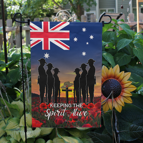 Australia Garden Flag Anzac Day Keeping The Spirit Alive With Australia Flag Australia Garden Flag Anzac Day Keeping The Spirit Alive With Australia Flag