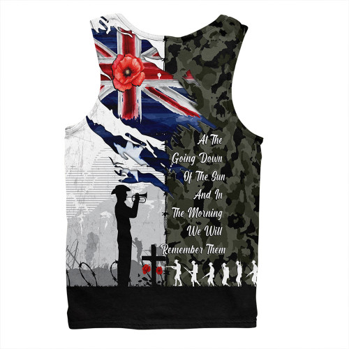 Australia Men Singlet Remembrance Day Lest We Forget Australian Military Tribute Australia Men Singlet Remembrance Day Lest We Forget Australian Military Tribute