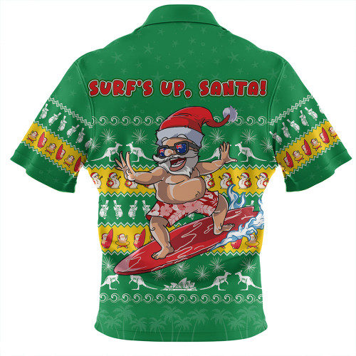 Australia Hawaiian Shirt Merry Christmas Mate Surf's Up Santa Australia Hawaiian Shirt Merry Christmas Mate Surf's Up Santa
