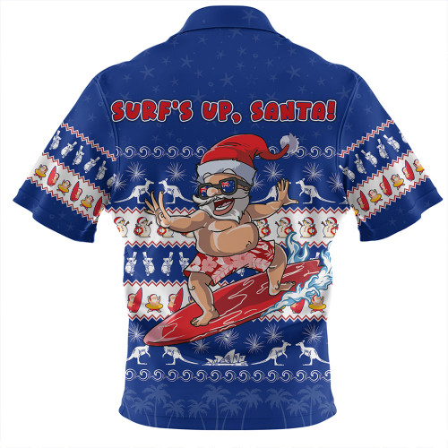 Australia Hawaiian Shirt Merry Christmas Mate Surf's Up Santa Australia Hawaiian Shirt Merry Christmas Mate Surf's Up Santa