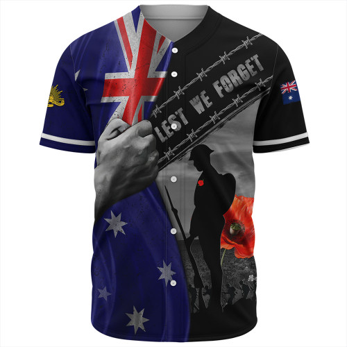Australia Baseball Shirt Remembrance Day Australian Fallen Heroes Australia Baseball Shirt Remembrance Day Australian Fallen Heroes