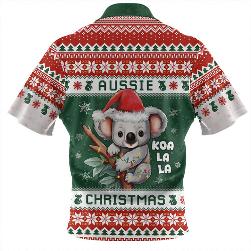 Australia Hawaiian Shirt Merry Christmas Spirit Koala Edition Australia Hawaiian Shirt Merry Christmas Spirit Koala Edition