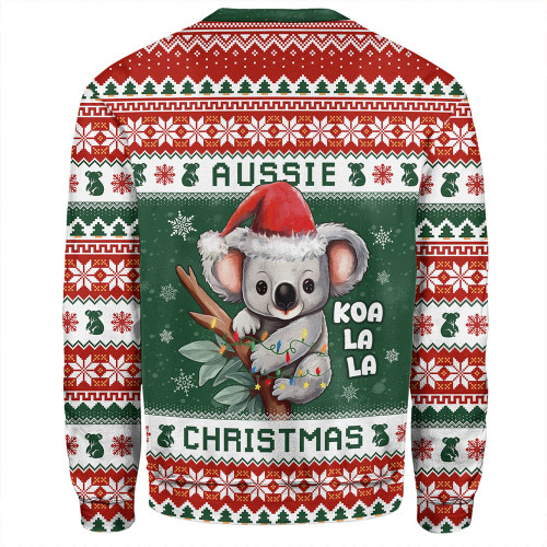 Australia Sweatshirt Merry Christmas Spirit Koala Edition Australia Sweatshirt Merry Christmas Spirit Koala Edition