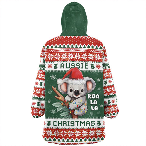 Australia Snug Hoodie Merry Christmas Spirit Koala Edition Australia Snug Hoodie Merry Christmas Spirit Koala Edition