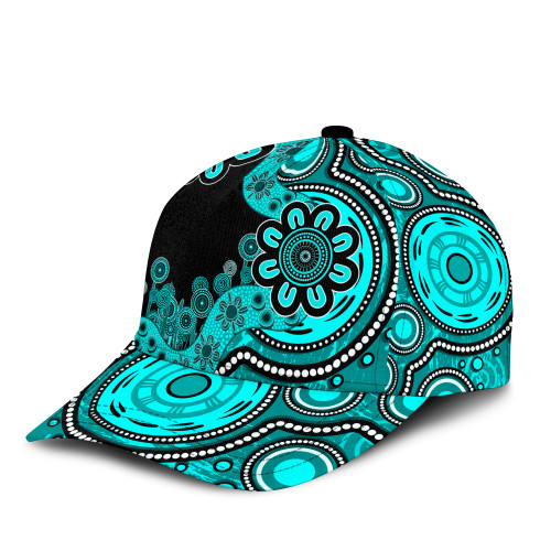 Australia Cap Aboriginal Indigenous Dot Painting