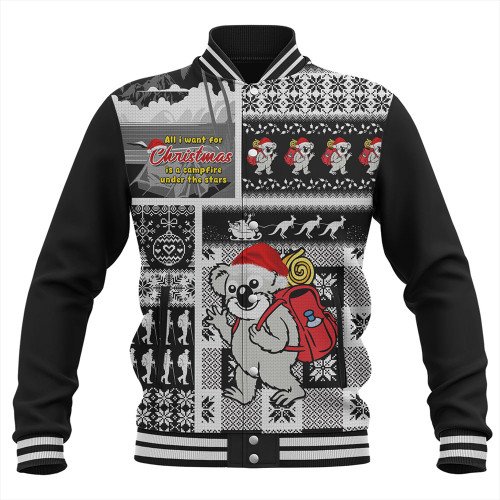 Australia Baseball Jacket Koala Wonderland Christmas