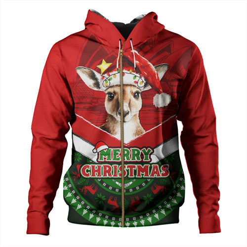 Australia Hoodie Holiday Kangaroo Merry Christmas Australia Hoodie Holiday Kangaroo Merry Christmas