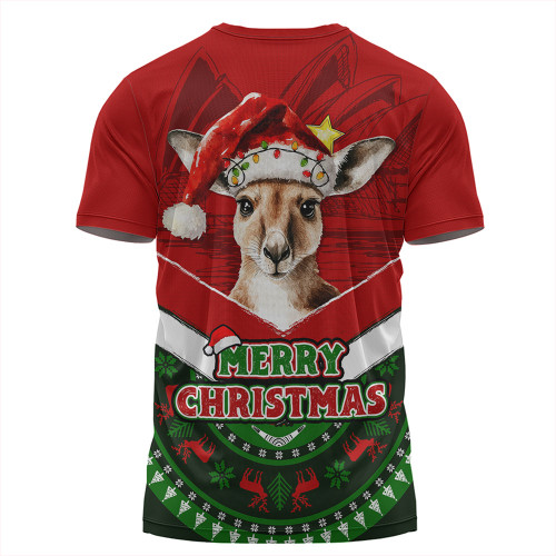 Australia T-Shirt Holiday Kangaroo Merry Christmas Australia T-Shirt Holiday Kangaroo Merry Christmas