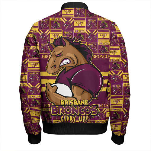 Brisbane Broncos Bomber Jacket Champion’s Pride Comic Style