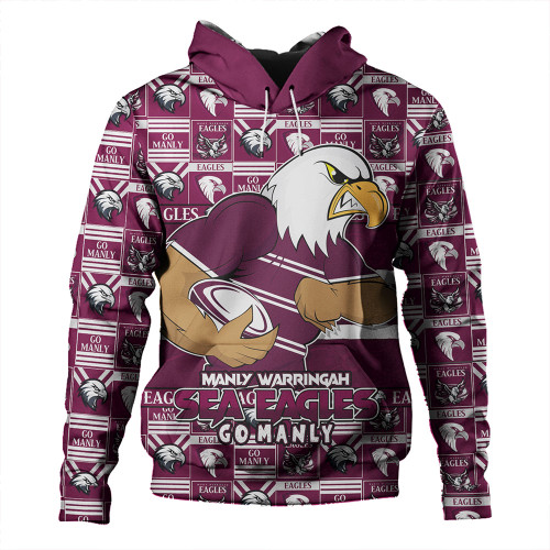 Manly Warringah Sea Eagles Hoodie Champion’s Pride Comic Style Manly Warringah Sea Eagles Hoodie Champion’s Pride Comic Style