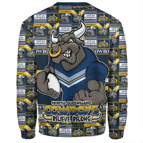 North Queensland Cowboys Sweatshirt Champion’s Pride Comic Style North Queensland Cowboys Sweatshirt Champion’s Pride Comic Style