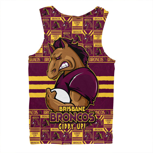 Brisbane Broncos Men Singlet Champion’s Pride Comic Style Brisbane Broncos Men Singlet Champion’s Pride Comic Style