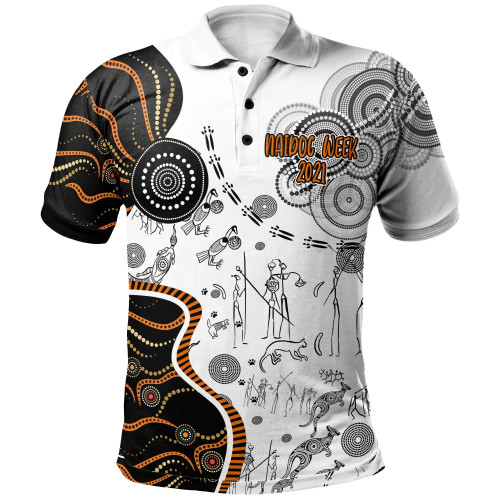 Australia Naidoc Week 2021 Polo Shirt - Aboriginal Story