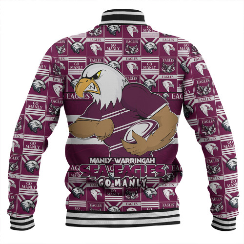 Manly Warringah Sea Eagles Baseball Jacket Champion’s Pride Comic Style