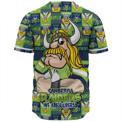 Canberra Raiders Baseball Shirt Champion’s Pride Comic Style