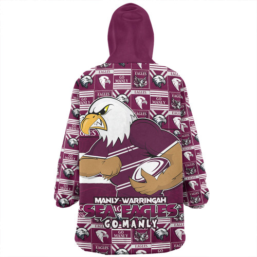 Manly Warringah Sea Eagles Snug Hoodie Champion’s Pride Comic Style
